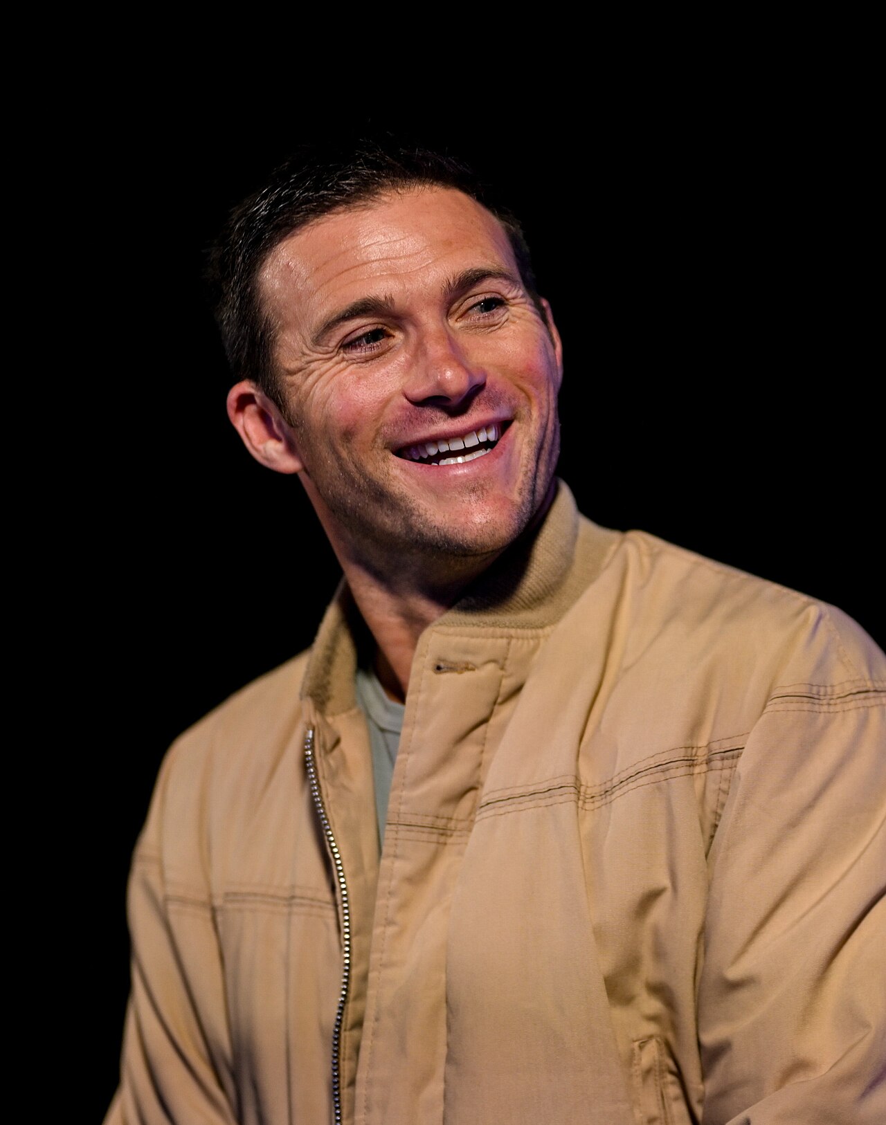 Scott Eastwood at a public event in 2025
